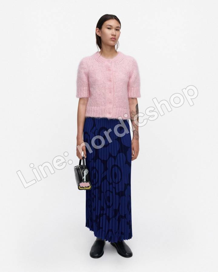 Marimekko Jatko Unikko 裙子・藍色、深藍