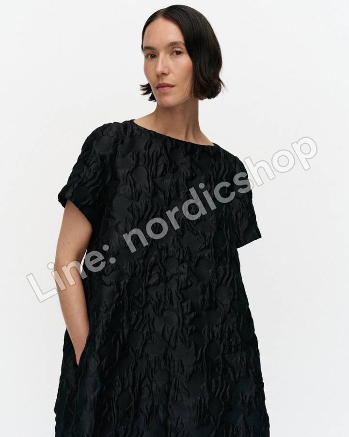 Marimekko Mystia Lossi 洋裝・黑色（3）