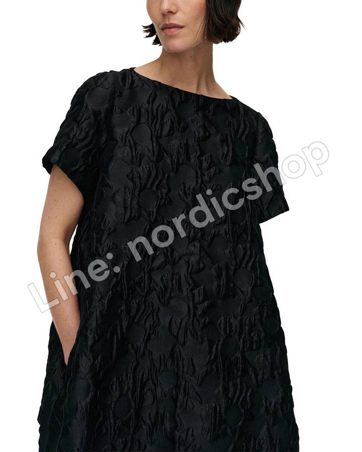 Marimekko Mystia Lossi 洋裝・黑色（4）