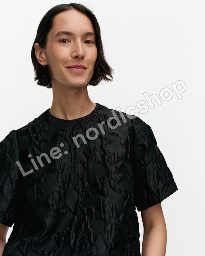 Marimekko Pakkanen Lossi 上衣・黑色（2）