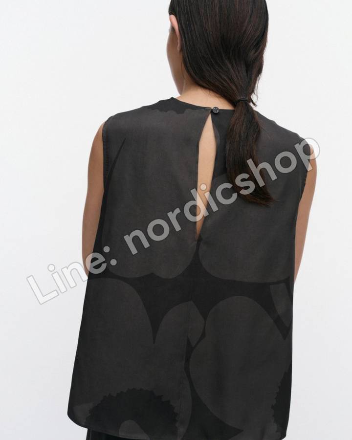 Marimekko Sommitelma Unikko 背心・深灰、黑色（4）