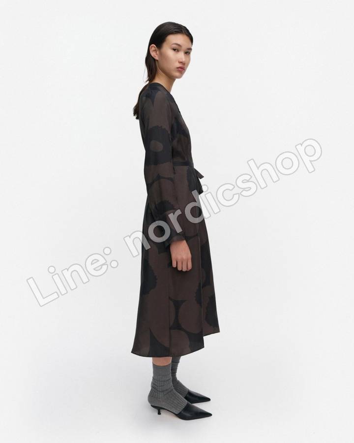 Marimekko Nauru Unikko 洋裝・深灰、黑色（3）