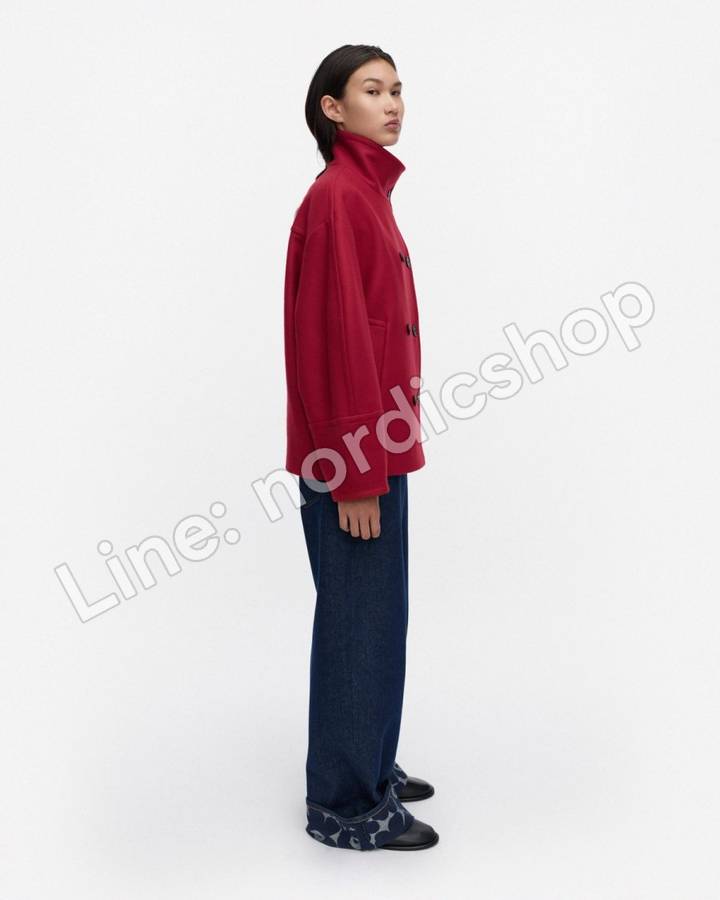 Marimekko Tyyski 外套・紅色（2）