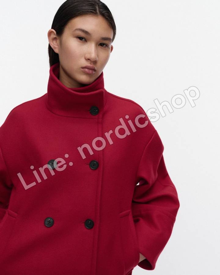 Marimekko Tyyski 外套・紅色（4）