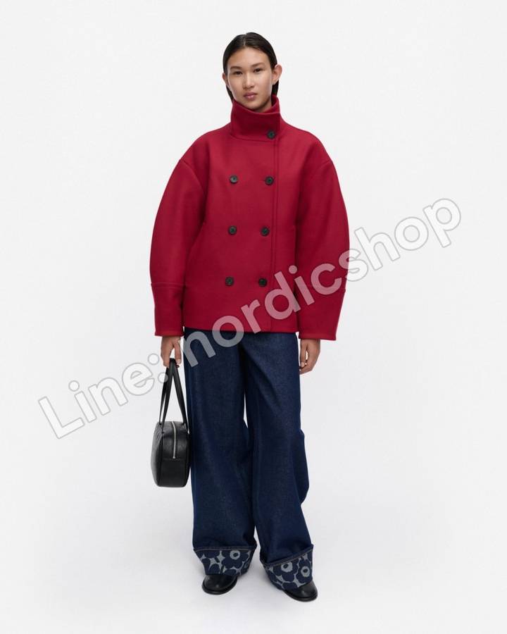 Marimekko Tyyski 外套・紅色