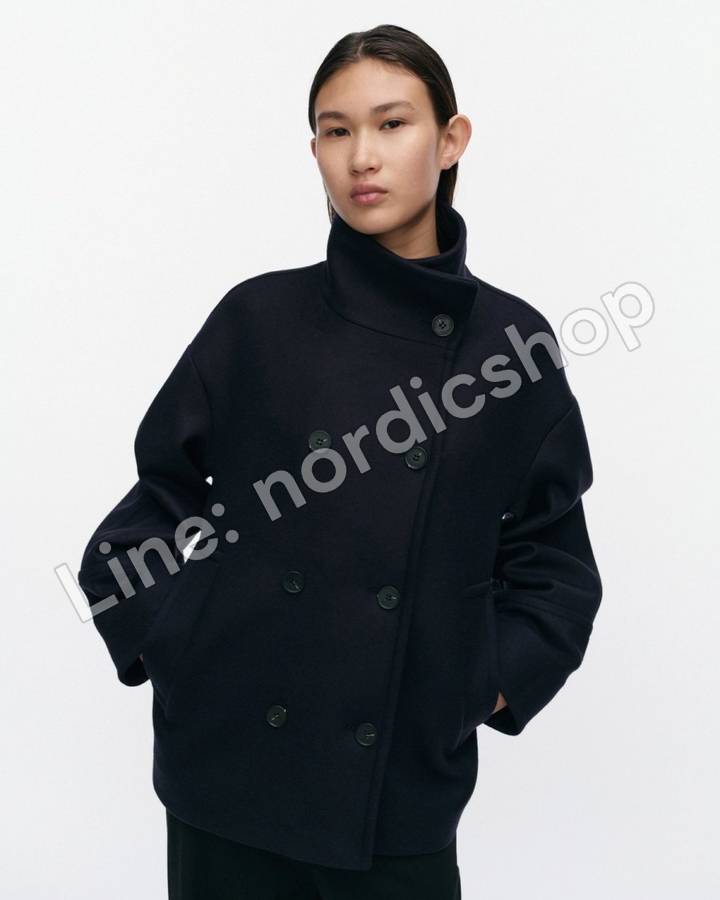 Marimekko Tyyski 外套・深藍（4）