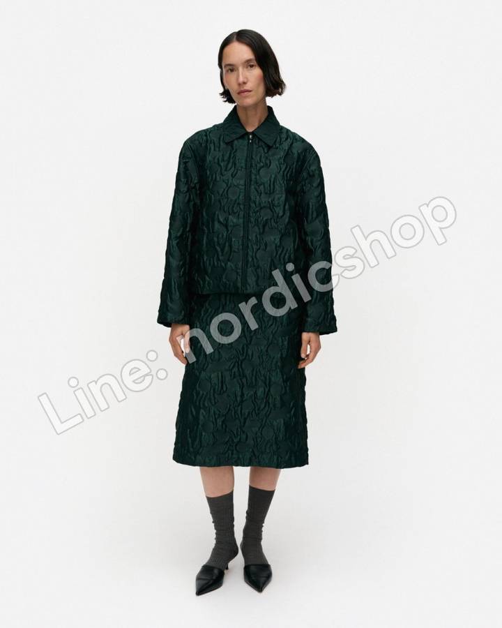 Marimekko Kiintymys Lossi 西裝外套・深綠