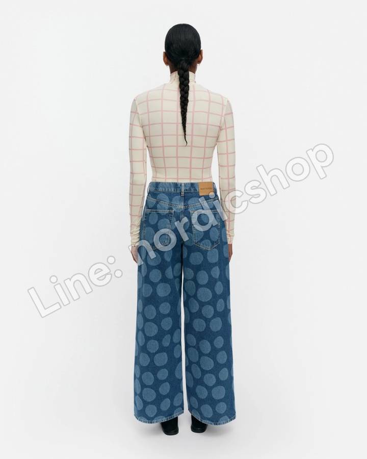 Marimekko Maridenim Loose Petrooli 牛仔褲・水洗靛藍（3）