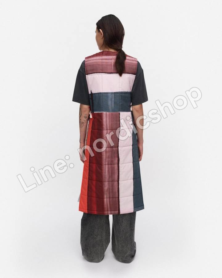 Marimekko Salmi Rutsjebane 洋裝・深藍、紅色、粉紅（4）