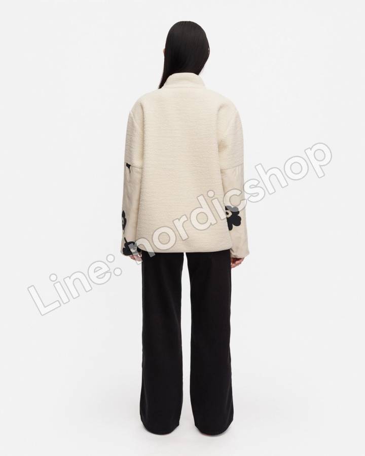 Marimekko Vaellus Mini Unikko Kioski 外套・米白、白色、黑色（3）