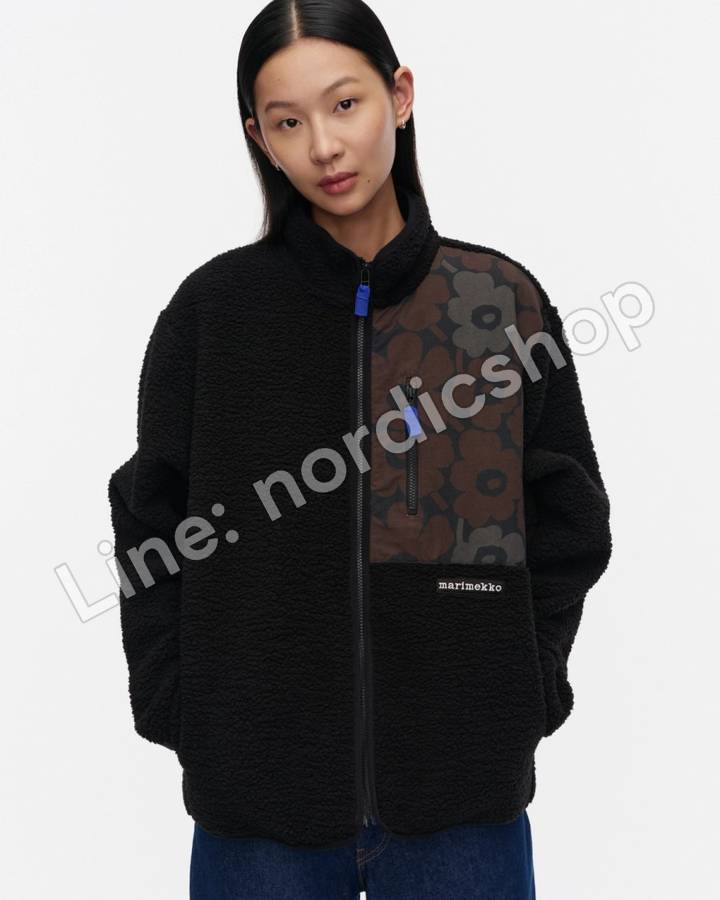 Marimekko Vaellus Mini Unikko Kioski 外套・黑色、深棕、灰色（4）