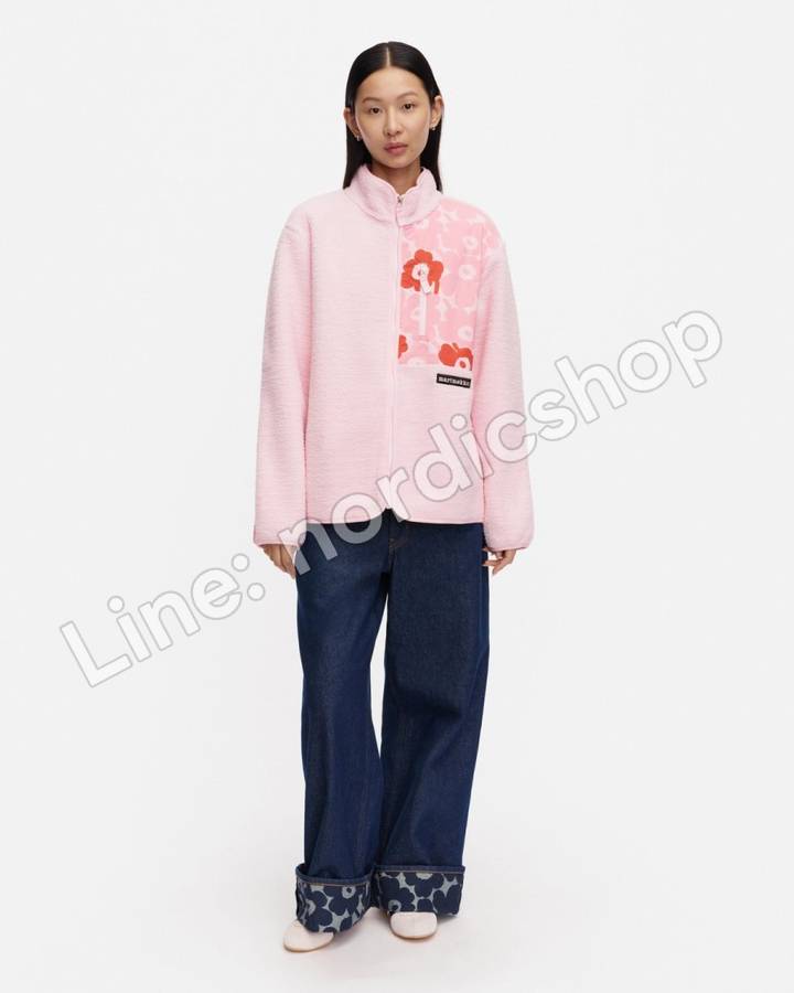 Marimekko Vaellus Mini Unikko Kioski 外套・粉紅、紅色（4）