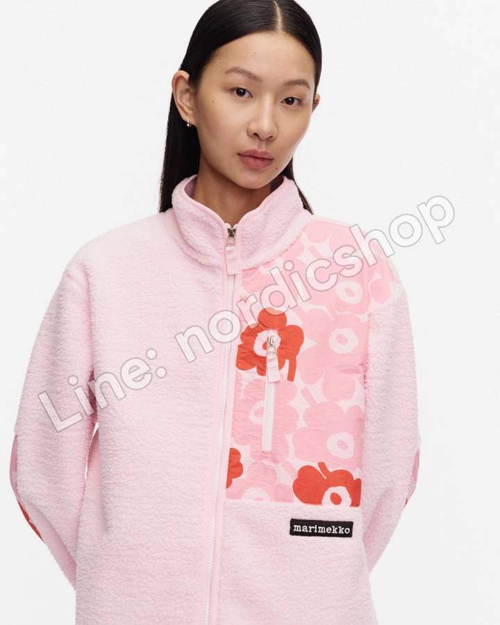 Marimekko Vaellus Mini Unikko Kioski 外套・粉紅、紅色