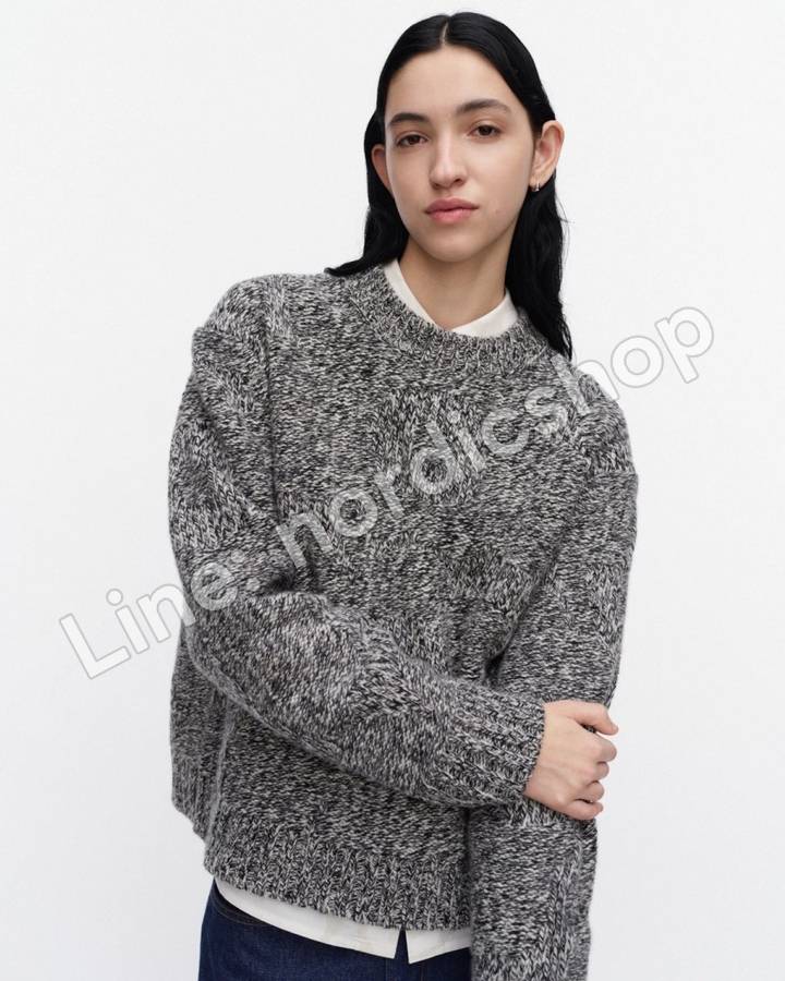 Marimekko Vainu Unikko 針織上衣・米白、黑色（4）