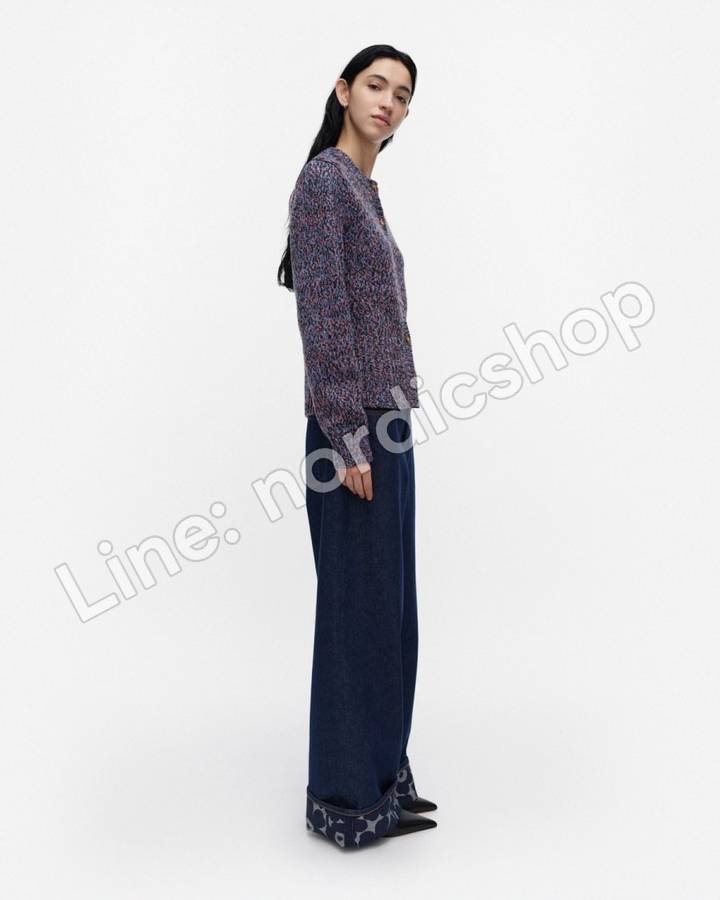 Marimekko Hässäkkä 針織外套・藍色、紅色、白色、黑色（2）