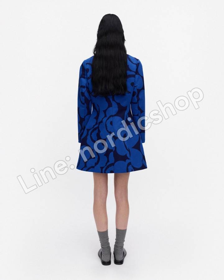 Marimekko Melkein Unikko 洋裝・深藍、藍色（3）