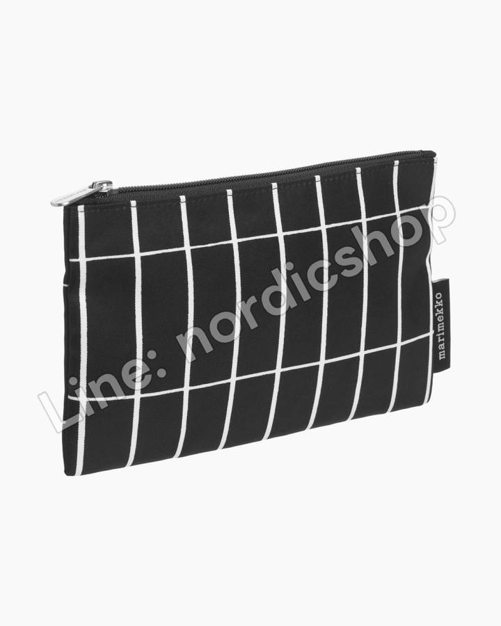 Marimekko Kaika Pieni Tiiliskivi 小收納包・黑色、白色（2）