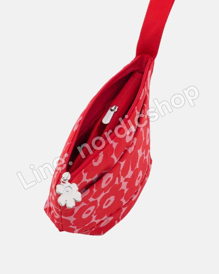Marimekko Mini Unikko Toisto 化妝包・粉紅、紅色(2)