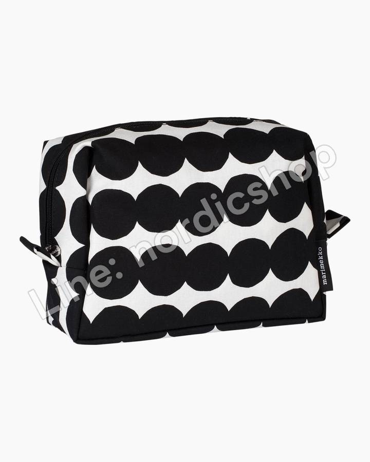 Marimekko Vilja Räsymatto 化妝包・白色、黑色(2)
