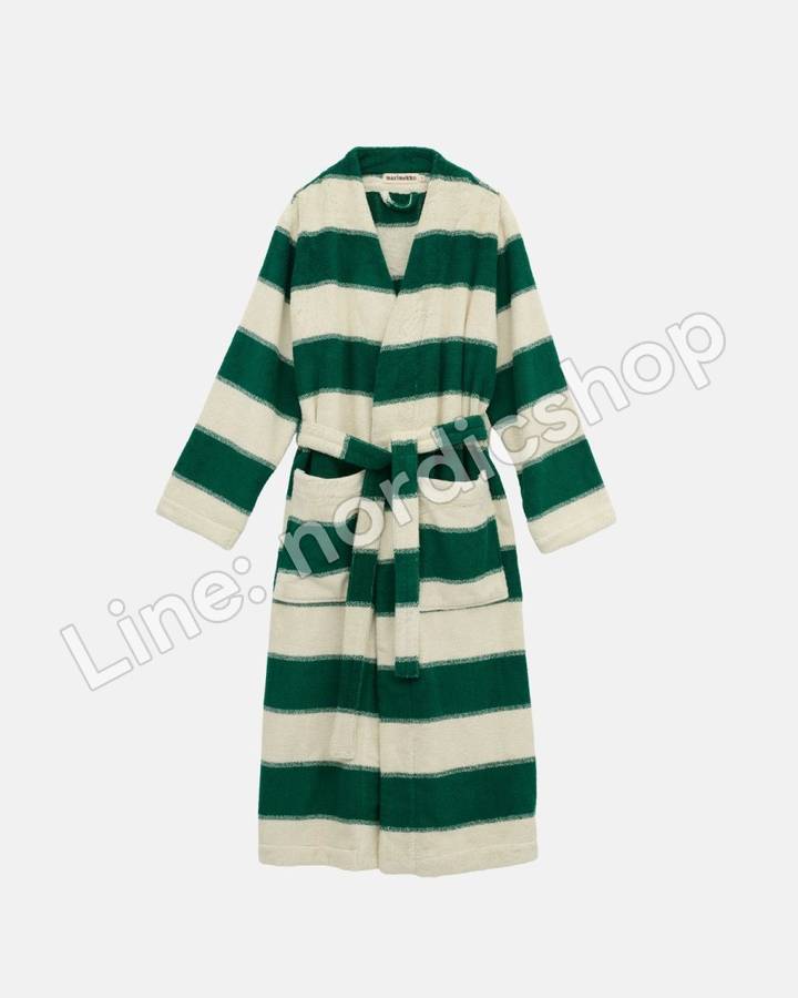 Marimekko Galleria 浴袍・祖母綠、哈密瓜色