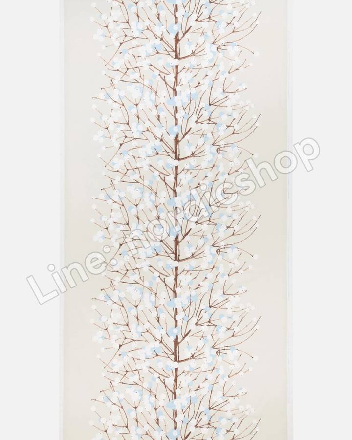 Marimekko Lumimarja 棉布・米色、棕色、藍色(2)