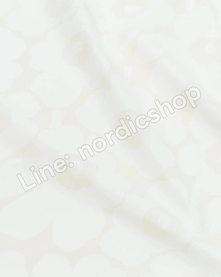 Marimekko Pieni Unikko 棉布・白色（3）