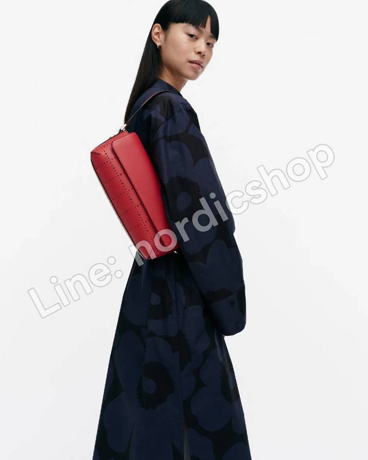 Marimekko Imprint Clutch Tiiliskivi 肩背包・紅色(2)