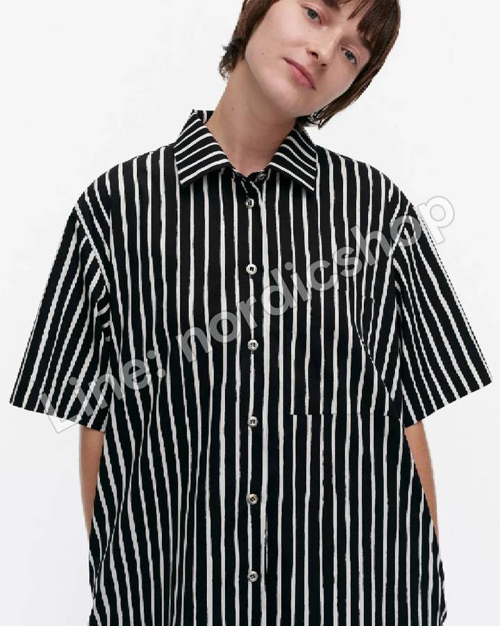 Marimekko Jokamekko 棉質洋裝・黑色、白色(2)