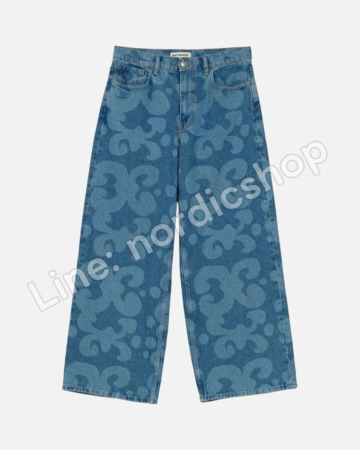Marimekko Maridenim Loose Keidas 牛仔褲・靛藍（3）