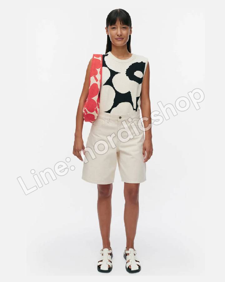 Marimekko Maridenim Marssi 牛仔短褲・原色